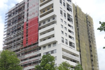 Postępy prac na budynku L4 - osiedle SkyRes